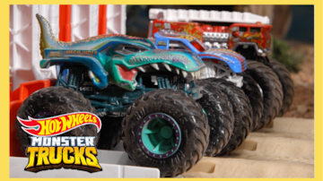 Hot Wheels | Proving Grounds 102 Mega Wrexs Dino Bones Discovery